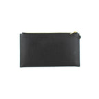 Black Leather Clutch Bag