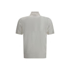 White Cotton Polo Shirt