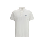 White Cotton Polo Shirt