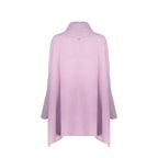 Purple Virgin Wool Poncho