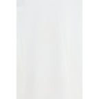 White Cotton Long Sleeve T-Shirt