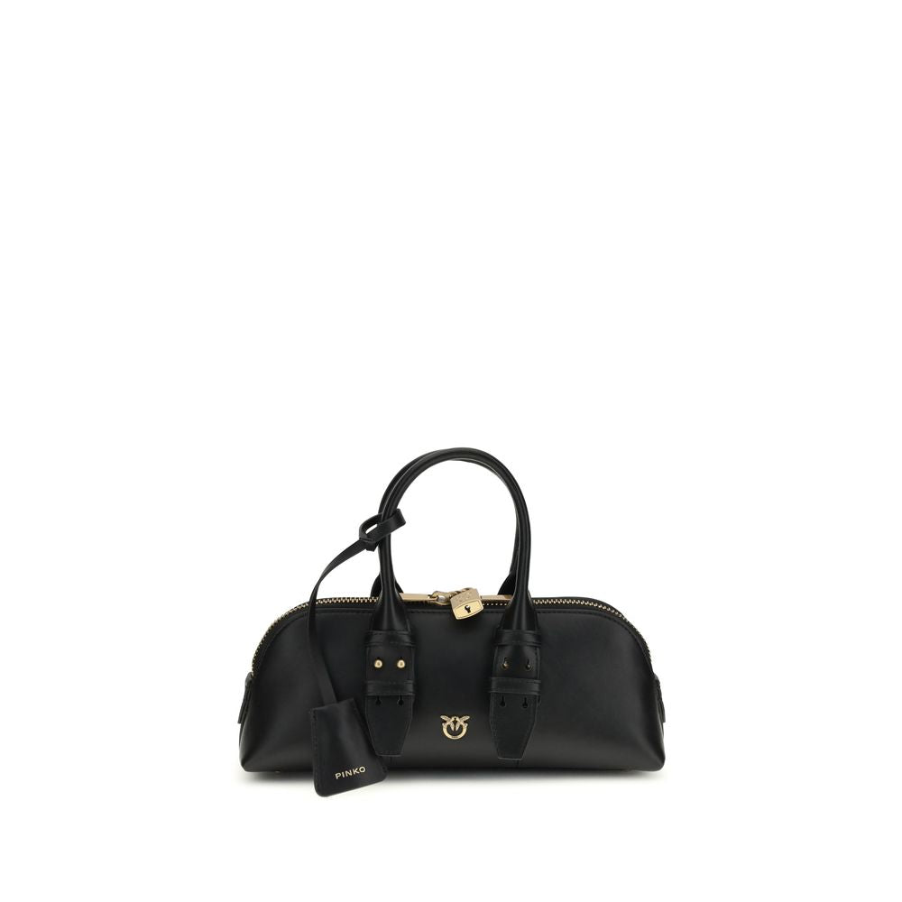 Black Calf Leather Bos Taurus Handbag