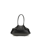 Black Calf Leather Bos Taurus Shoulder Bag