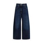 Blue Cotton Jeans Denim