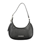 Black Polyurethane Women Shoulder Bag