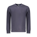 Blue Cotton Men Sweatshirt