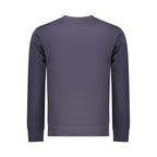 Blue Cotton Men Sweatshirt
