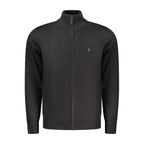 Nero Viscosa Uomo Cardigan