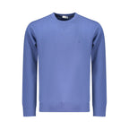 Blue Cotton Men Sweatshirt