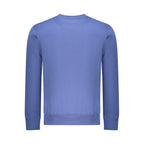 Blue Cotton Men Sweatshirt