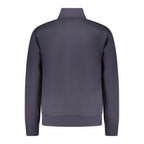 Blue Cotton Men Sweatshirt