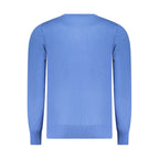 Blu Viscosa Uomo Maglia