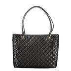 Black Polyurethane Women's Handbag