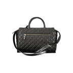 Black Polyurethane Women's Handbag