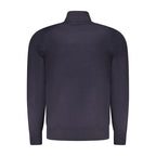 Blu Viscosa Uomo Maglia