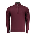 Red Viscose Men Sweater