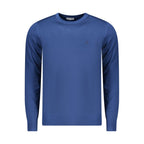 Blue Viscose Men's Sweater
