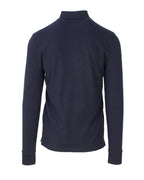 Blue Cotton Polo Shirt