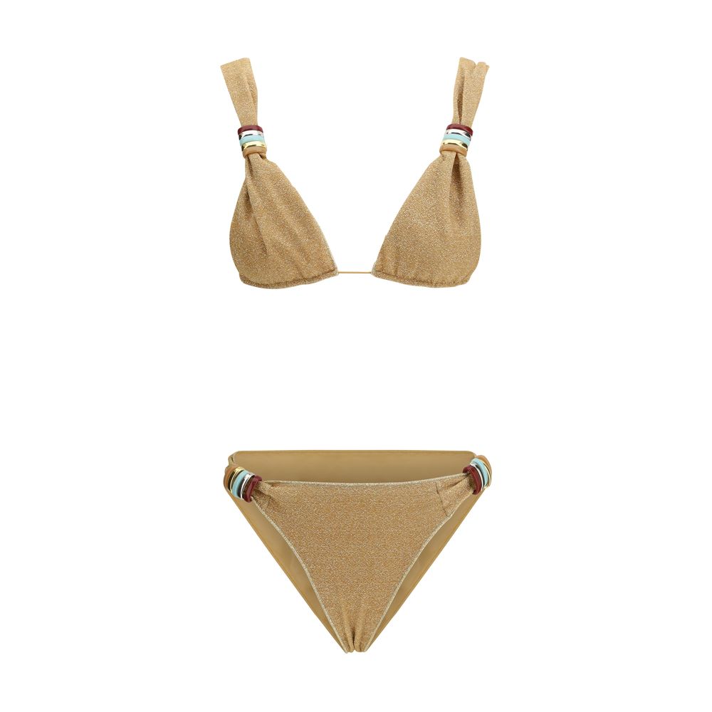 Gold Polyamide Bikini