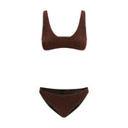 Brown Polyamide Bikini