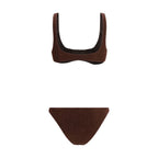 Brown Polyamide Bikini