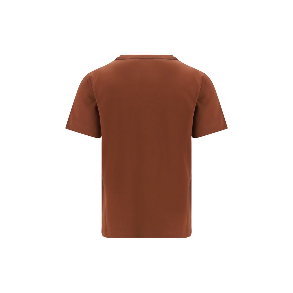 Brown Cotton T-Shirt