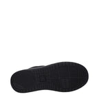 Black Fabric Low Top Sneakers