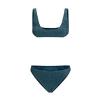 Blue Polyamide One-Piece Swimsuit