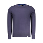 Blue Polyester Men's Sweater