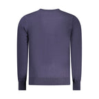 Blue Polyester Men's Sweater