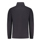 Blue Cotton Men Sweatshirt