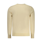 Beige Polyester Men's Sweater