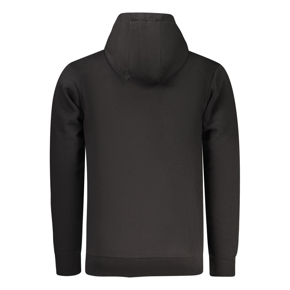 Black Cotton Men's Sweatshirt