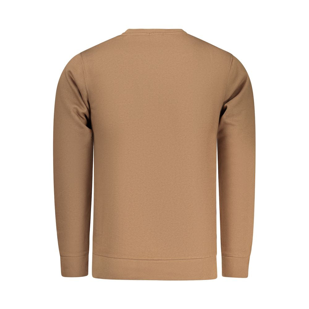 Marrone Cotton Men Sweatshirt