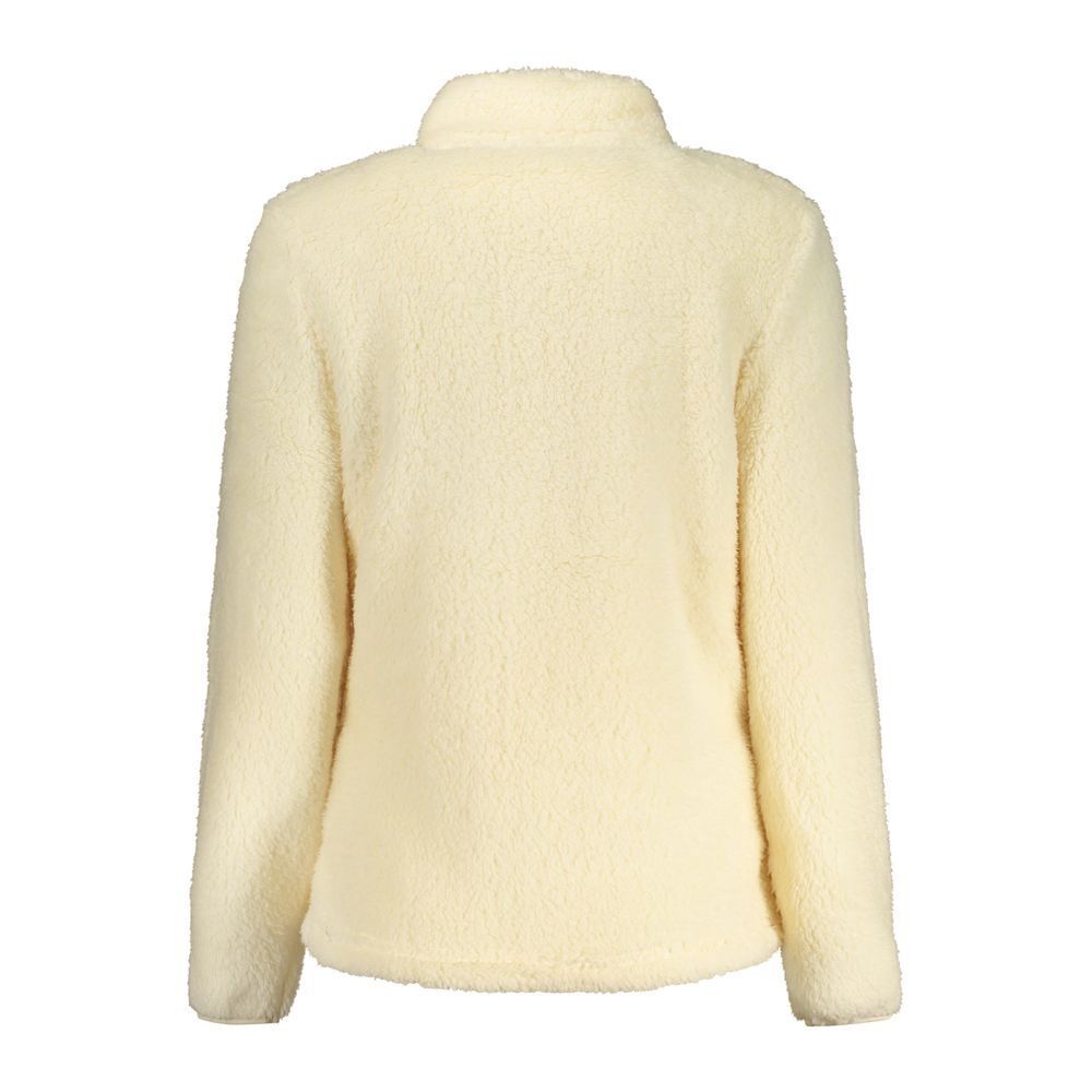 Beige Polyester Women Sweatshirt