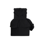 Black Viscose Casual Dress