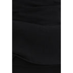 Black Viscose Casual Dress