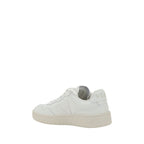 White Other Fibres Low Top Sneakers