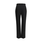 Black Cotton Dress Pants