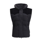 Black Polyamide Sleveless Jacket