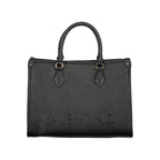 Black Polyurethane Women Handbag