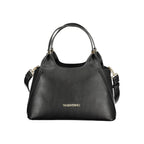 Black Polyurethane Women Handbag