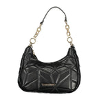 Nero Polyurethane Women's Bag with Removable Shoulder Strap