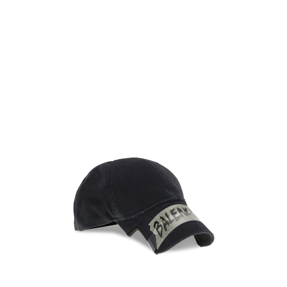 Black Cotton Cap (Baseball Hat)