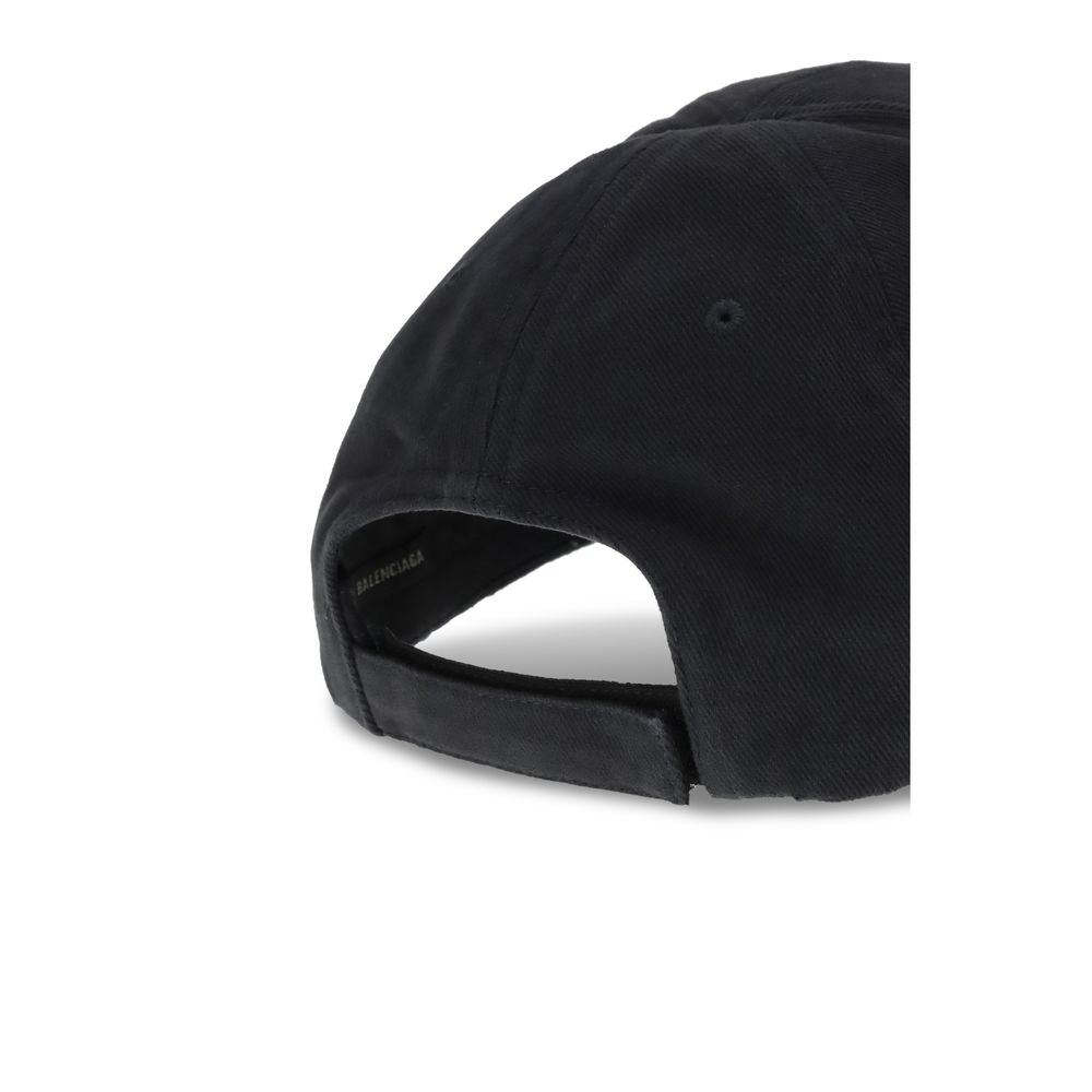 Black Cotton Cap (Baseball Hat)
