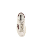 White Calf Leather Bos Taurus Sneakers