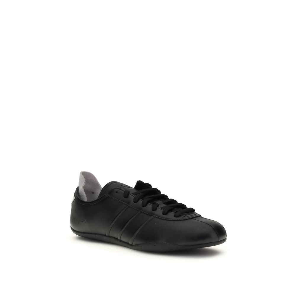Black Calf Leather Bos Taurus Athletic Sneakers