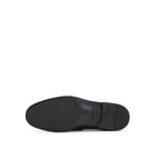 Black Calfskin Slip-On Loafers