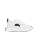 White Calfskin Chunky Sneakers