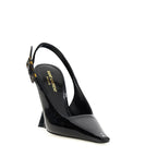 Black Calfskin High Heel Pumps